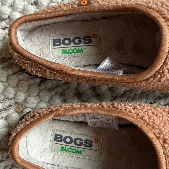 Bogs Snowday II Slipper Teddy Brown Women’s Size 7 | Fleece Slip-On Shoes Mules - Picture 2 of 10